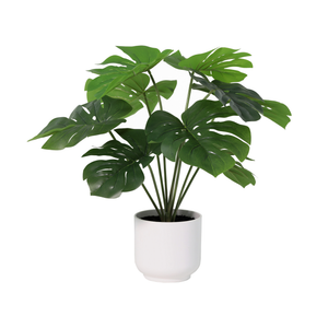 Monstera künstlich, 50 cm, mit Topf