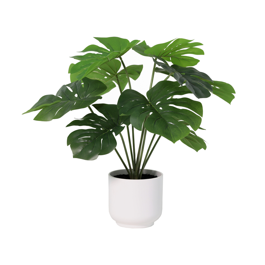 Monstera künstlich, 50 cm, mit Topf